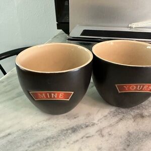 💥 (10 for $10) Mine & Yours Ceramic Mug Set from Bailey's Irish Cream